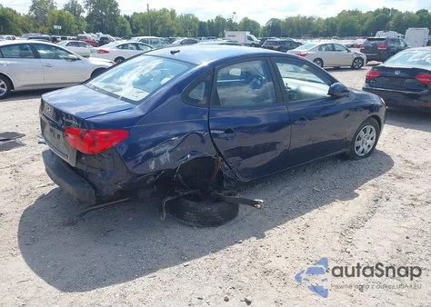 2008 Hyundai Elantra Gls/Se из США, поврежденный, VIN KMHDU46D98U512587